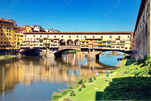 Plakat Florencja. Stary most.