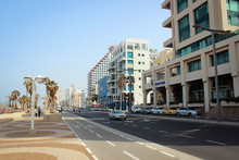 Downtown Of Tel Aviv View From Beach, Israel