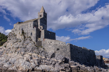 castle under blue sky in Italy