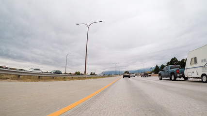 Aufkleber - Highway driving