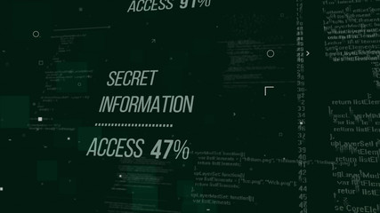 Wall Mural - pop art hackers code illustration