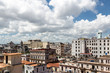 Havana, Cuba; aerial panoramic view of the old city