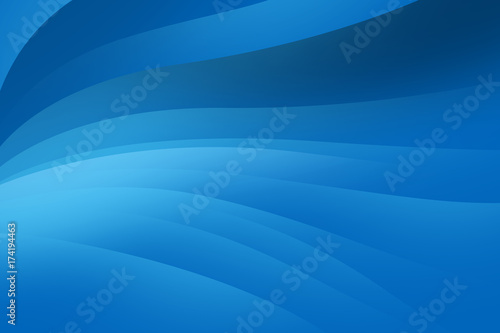 Abstract Light Blue Background With Smooth Lines Futuristic