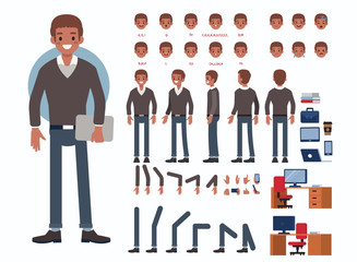 Wall Mural - african business man