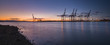 © Chris - Southampton Docks viewed from Marchwood at sunset.