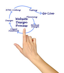 Wall Mural - Website Design Process