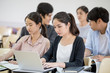 © Jestercine - Asian People study together in classroom. People with Education concept.