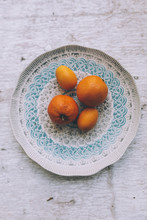 Clementines On A Plate