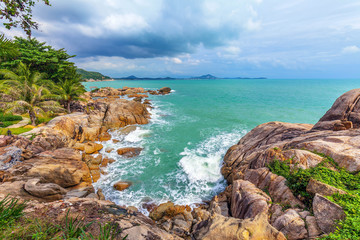 Wall Mural - Beautiful nature of Koh Samui in Thailand.