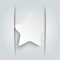Wall Mural - Convert White Paper Star