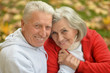 © aletia2011 - caucasian senior couple  in the park