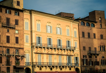 Wall Mural - building in Siena Italy