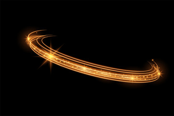 Wall Mural - circle shiny light effect. rotational glow line.glowing ring trace background. round frame with glit
