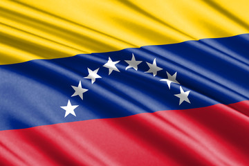 waving flag Venezuela