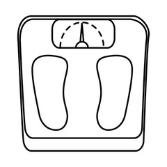 Sticker - scale weight measure icon