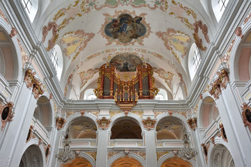 St. Leodegar cathedral in Lucerne, Switzerland