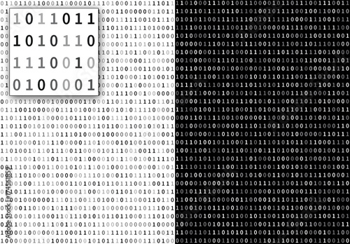 Binary Code Pattern Layout 1. Buy this stock template and explore ...