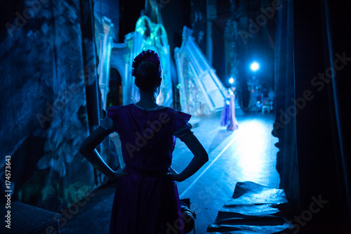 Fotomural ballet, dancing, magic concept