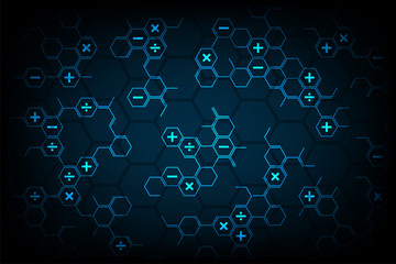 Wall Mural - vector abstract background technology network design.