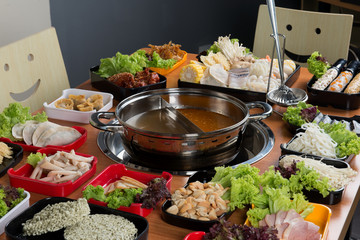 Wall Mural - asian hot pot