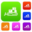 © ylivdesign - Bulldozer set color collection
