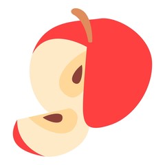 Wall Mural - Apples icon, isometric 3d style