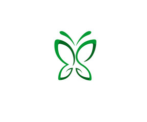 Butterfly ES Letter Monogram Logo