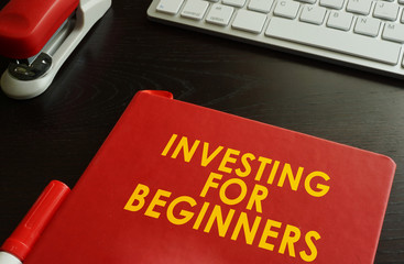 Wall Mural - Book with title Investing for Beginners.