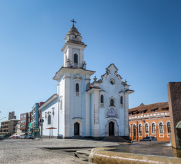 Canvas Print - Rosario Church at Curitiba Historical Center - Curitiba, Parana, Brazil