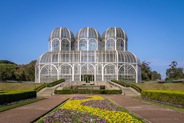 Canvas Print - Greenhouse of Curitiba Botanical Garden - Curitiba, Parana, Brazil