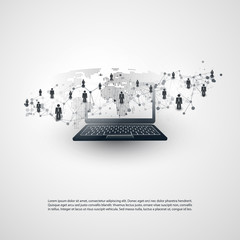 Networks - Business Connections - Social Media Concept Design