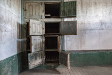 Mortuary In Ellis Island Abandoned Psychiatric Hospital Interior Rooms