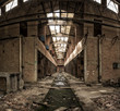 © JDM Photo - Abandoned factory, central perspective
