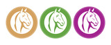 Fototapeta Konie - Horse emblem