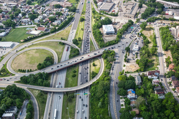 Interstate Aerial View