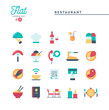 © lessnik - Humanitarian, peace, justice, human rights and more, flat icons set, vector illustration