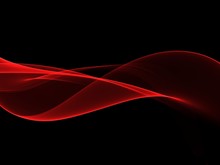 Abstract Wave Red And Black Background