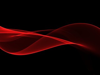 Abstract wave red and black background