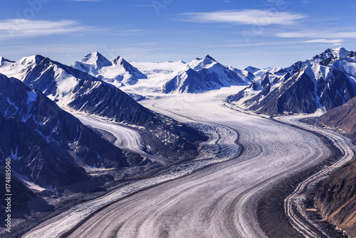 Kaskawulsh Glacier in Kluane National Park, Yukon, Canada