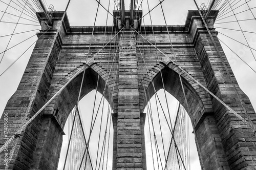  Plakat biały most   most-brooklinski-nowy-jork