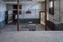 Mortuary At Ellis Island Abandoned Psychiatric Hospital Interior Rooms