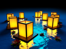 Lanterns On Water
