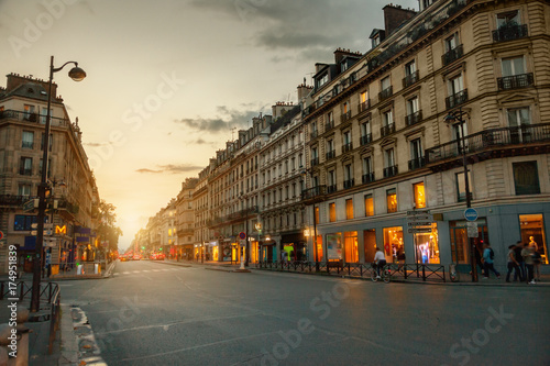 Obraz Dibond Rue de Rivoli, Paryż, Francja