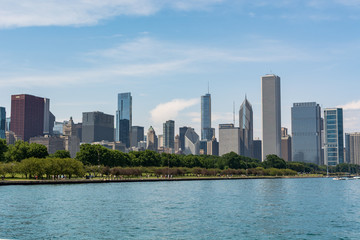 Wall Mural - Chicago Skyline Cityscape