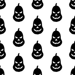 Wall Mural - Jack-o-lantern pumpkin pattern