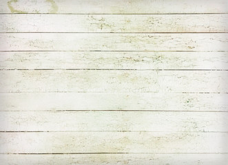 Canvas Print - Black and white texture of blank wooden planks