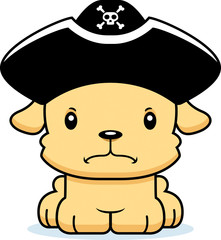 Poster - Cartoon Angry Pirate Puppy