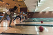 © georgerudy - Friends playing bowling