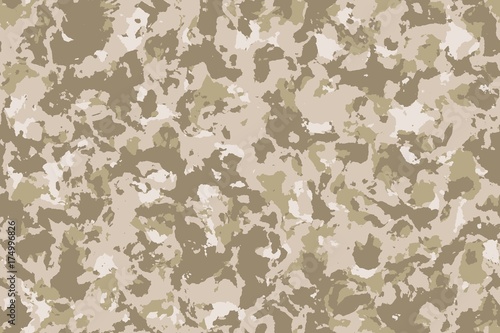 Cuadros en Lienzo Seamless desert camouflage background or texture.