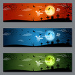 © Ulvur - Halloween colorful vector banners collection
